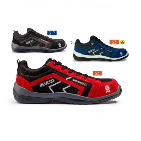 Zapatilla Sparco Urban Evo S1P o S3 piel velour